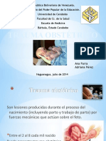 Diapositivas de Trauma Obstetrico