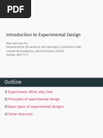 An Introduction To Experimental Design