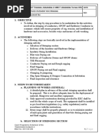 Stringing Method Statement