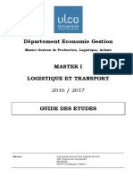 Département Economie Gestion: Master Gestion de Production, Logistique, Achats