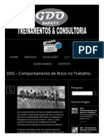 DDS - Comportamento de Risco No Trabalho - GDO SAFETY