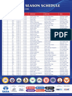 TATA IPL 2022-Match Schedule