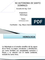 Primera Presentacion Hidrologia