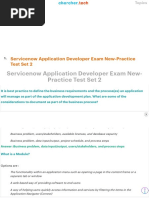 Servicenow Application Developer Exam New-Practice Test Set 2