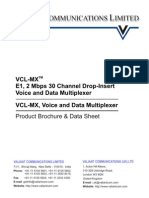 Aliant Ommunications Imited: VCL-MX E1, 2 Mbps 30 Channel Drop-Insert Voice and Data Multiplexer