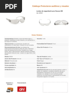 Ficha Técnica Lentes de Seguridad - 3M