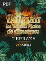 Carta Terraza Zenmori