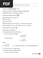 Questions of The Applied Statistics