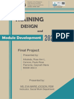 Training Design