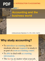 Chap 1 - Accounting and The Business World