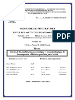 Suivie de La Qualité Physicochimique Et Microbiologique de La Margarine Matina Produite Par Cevital