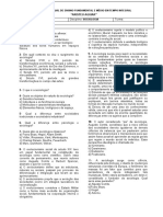 Exercício Sociologia 1 Ano