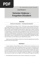 Većeslav Holjevac - Forgotten Dissident