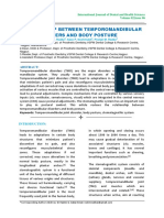 Relationship Between Temporomandibular Joint Disorders and Body Posture