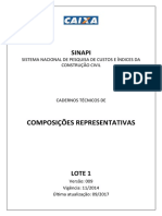 SINAPI CT LOTE1 COMPOSICOES REPRESENTATIVAS v009