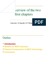 Overview of the two first chapters: Instructor: Dr.Nguyễn Vũ Thắng