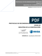 Protocolo UOCRA CAMARCO Covid 19 Version 8.0 Difusion