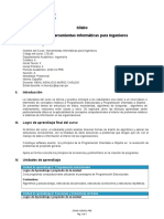 Sílabo 170140 - Herramientas Informáticas para Ingenieros: I. Información General