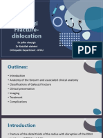 Galeazzi Fracture-Dislocation: DR Jaffar Alsayigh DR Abdullah Alshehri Orthopedic Department - KFHU