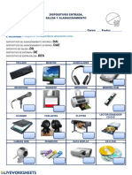 Actividades de Dispositivos de Entrada y Salida