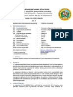 Silabo Contabilidad I - Semestre 2021 - II UNU