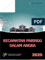 Kecamatan Parindu Dalam Angka 2021