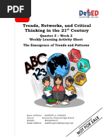 Q3 - Week2 - Trends Networks Critical Thinking in The 21ST Century - Wlas - The Emergence of Trends and Patterns - V1