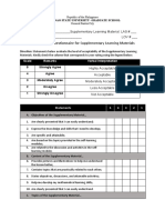 Research Instrument On Acceptability