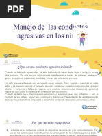 Manejo de Las Conductas Agresivas Enlos Niños