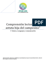 Comprensión Lectora - "La Astuta Hija Del Campesino"