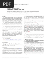 Fusibility of Coal and Coke Ash: Standard Test Method For