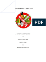 Anti-Drugs Campiagn: A Concept Paper Prepared