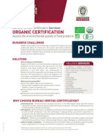 Organic Certification: Bureau Veritas Certification Services