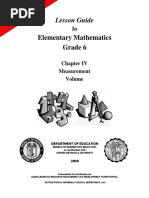 Lesson Guide - Gr. 6 Chapter IV - Volume v1.0