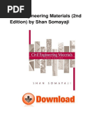 Civil Engineering Materials (2nd Edition) by Shan Somayaji