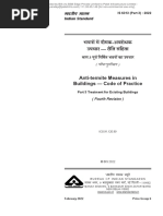 Anti-Termite Measures in Buildings - Code of Practice: Indian Standard