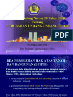 UU BPHTB No 20 Tahun 2000 Lengkap