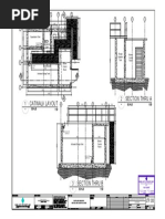 Section Thru A Catwalk Layout: Scale 1:50 - Scale 1:50