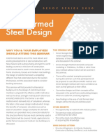 Cold-Formed Steel Design: Why You & Your Employees Should Attend This Seminar