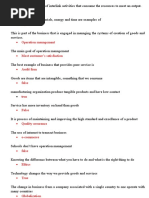 CBME1 Practice Questions