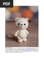 Cute Crochet Cat Keychain Amigurumi Pattern