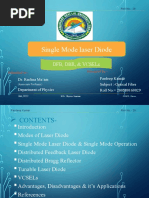 Single Mode Laser Diode 