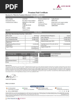 Consolidated Premium Receipt