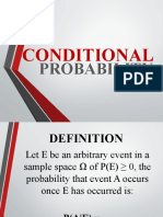 Conditional Probability, Multiplication Rule, Independence