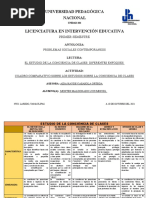 Cuadro Comparativo Estudio de La Conciencia de Clases