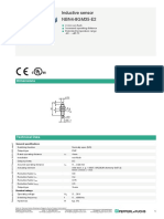 Inductive Sensor NBN4-8GM35-E2: Dimensions