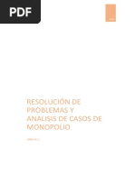 Ejercicios de Discriminación de Precios y de Monopolio Multiplanta