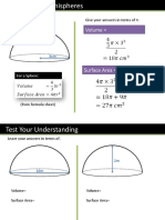 Volume : Give Your Answers in Terms of