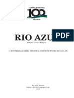 Livro Rio Azul Olhares Sobre A Historia 2018 100 Anos