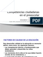 Competencias Ciudadanas en El Preescolar